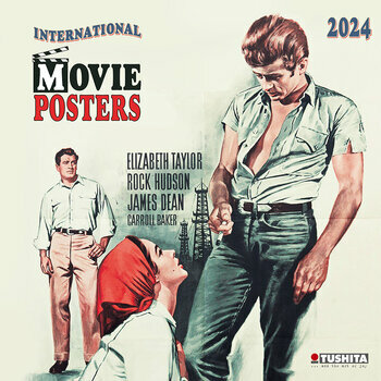 Calendrier 2024 Affiche de film vintage