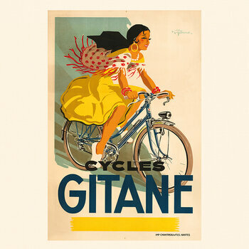 Calendrier 2024 Affiche retro cyclisme