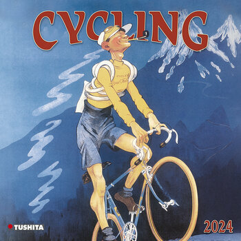 Calendrier 2024 Affiche retro cyclisme