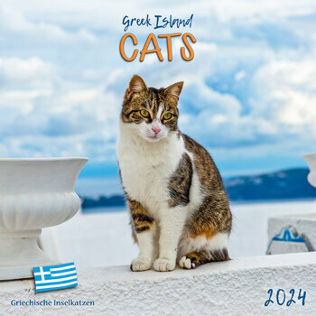 Calendrier 2024 Chats des iles grecques