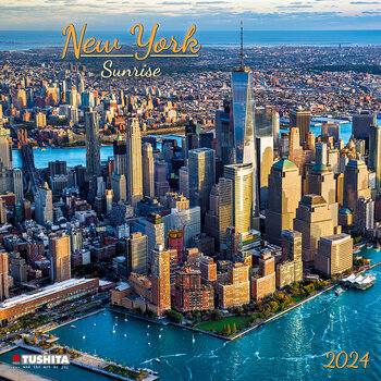 Calendrier 2024 New York couché de soleil