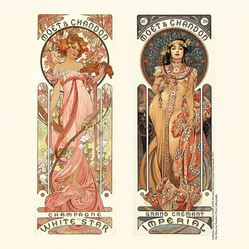 Calendrier 2024 Alphonse Mucha affiche publicitaire Calendrier 2024 Alphonse Mucha affiche publicitaire