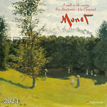 Calendrier 2024 Monet promenade Calendrier 2024 Monet promenade