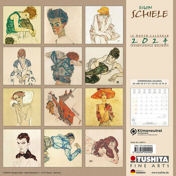 Calendrier 2024 Egon schiele