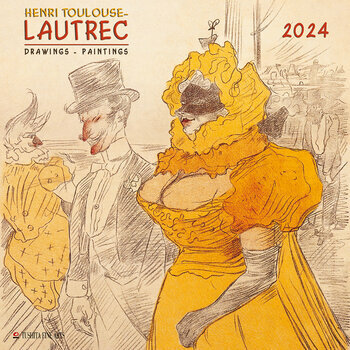 Calendrier 2024 Henri Toulouse Lautrec affiche
