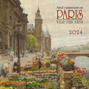 Calendrier 2024 Paris impressionniste Calendrier 2024 Paris impressionniste