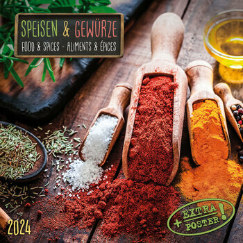 Calendrier 2024 Cuisine et Epices AVEC POSTER OFFERT Calendrier 2024 Cuisine et Epices AVEC POSTER OFFERT