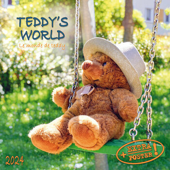 Calendrier 2024 Ourson peluche AVEC POSTER OFFERT Calendrier 2024 Ourson peluche AVEC POSTER OFFERT