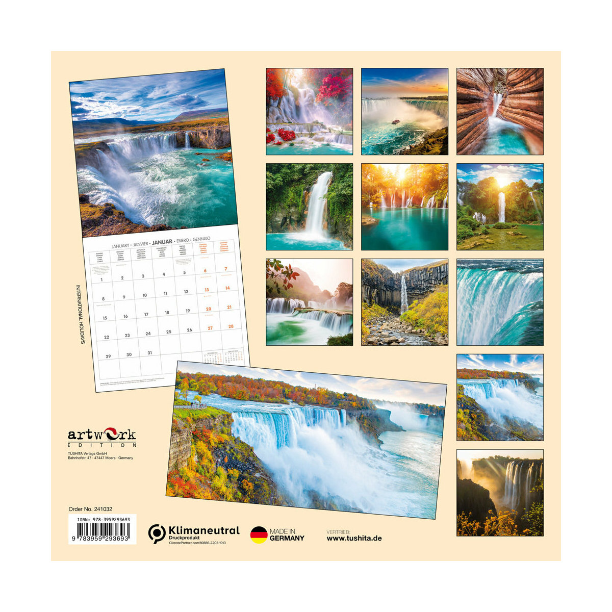 Calendrier 2024 Cascade AVEC POSTER OFFERT
