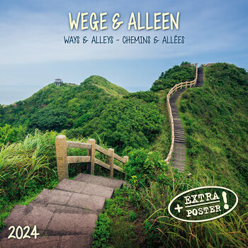 Calendrier 2024 Chemin avec poster offert Calendrier 2024 Chemin avec poster offert