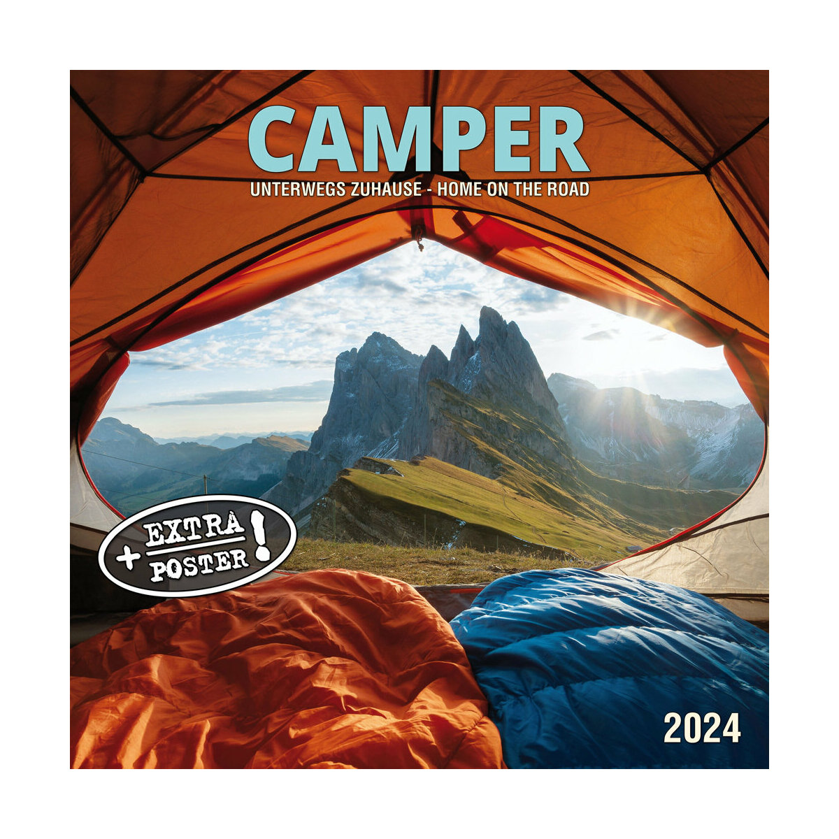 Calendrier 2024 Camping AVEC POSTER OFFERT
