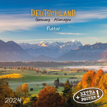 Calendrier 2024 Allemagne Nature AVEC POSTER OFFERT