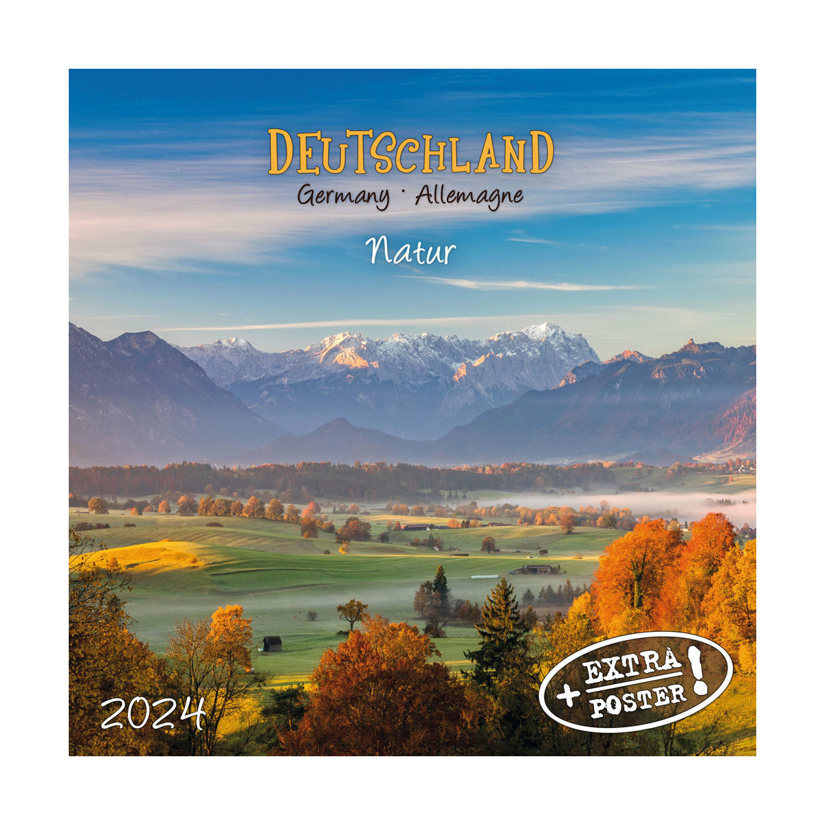 Calendrier 2024 Allemagne AVEC POSTER OFFERT