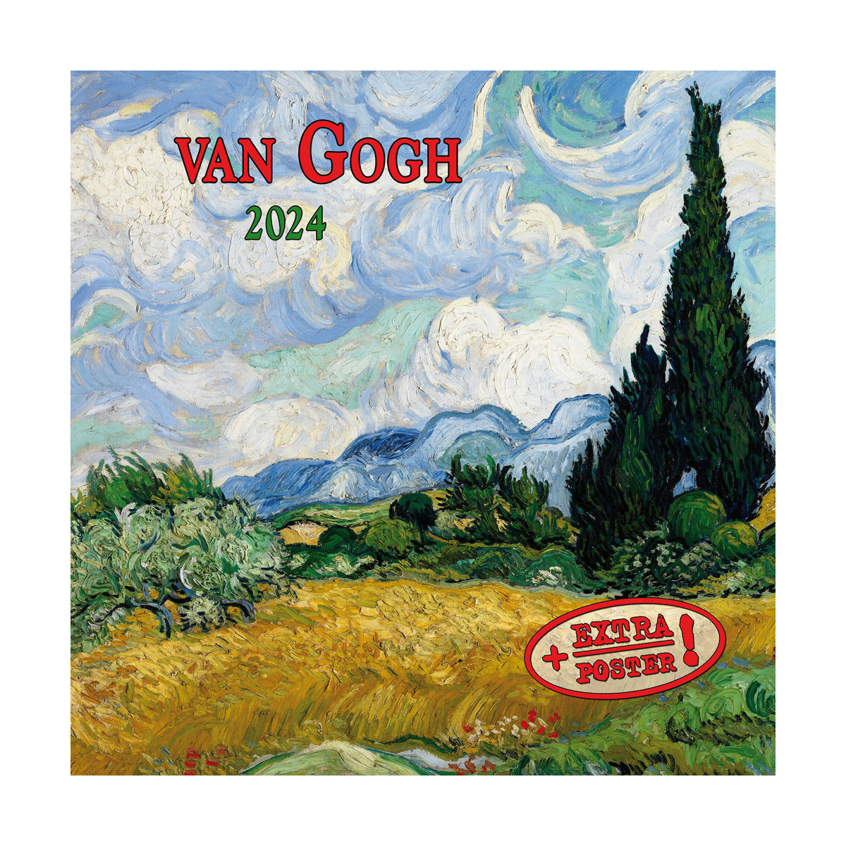 Calendrier 2025 Van Gogh AVEC POSTER OFFERT