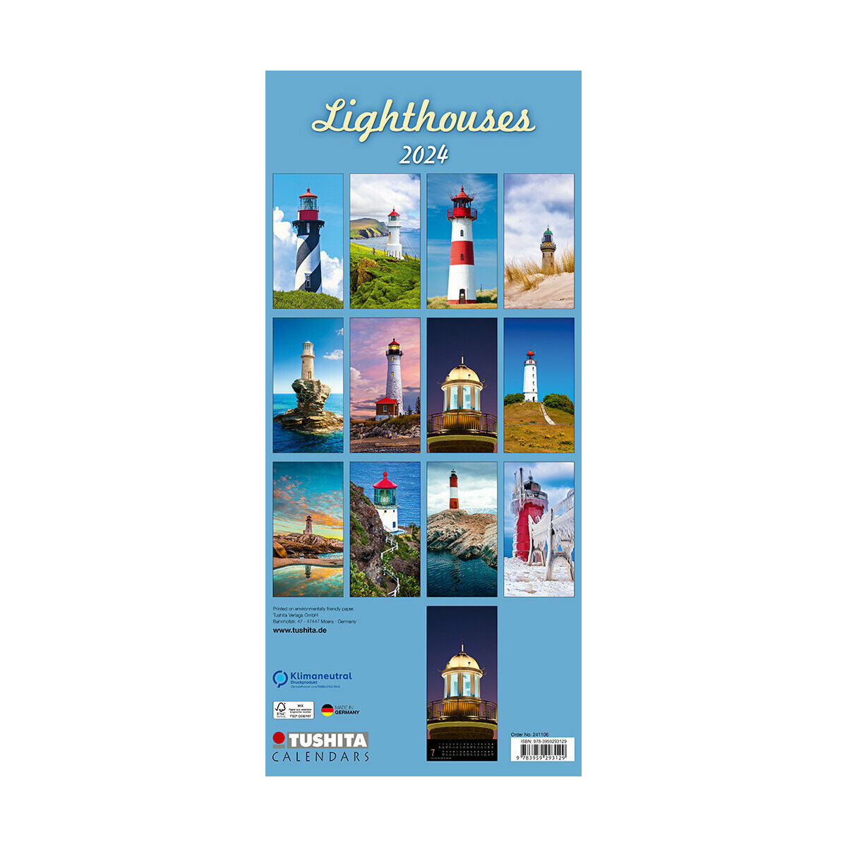 Calendrier 2024 Phare maritime Maxi slim