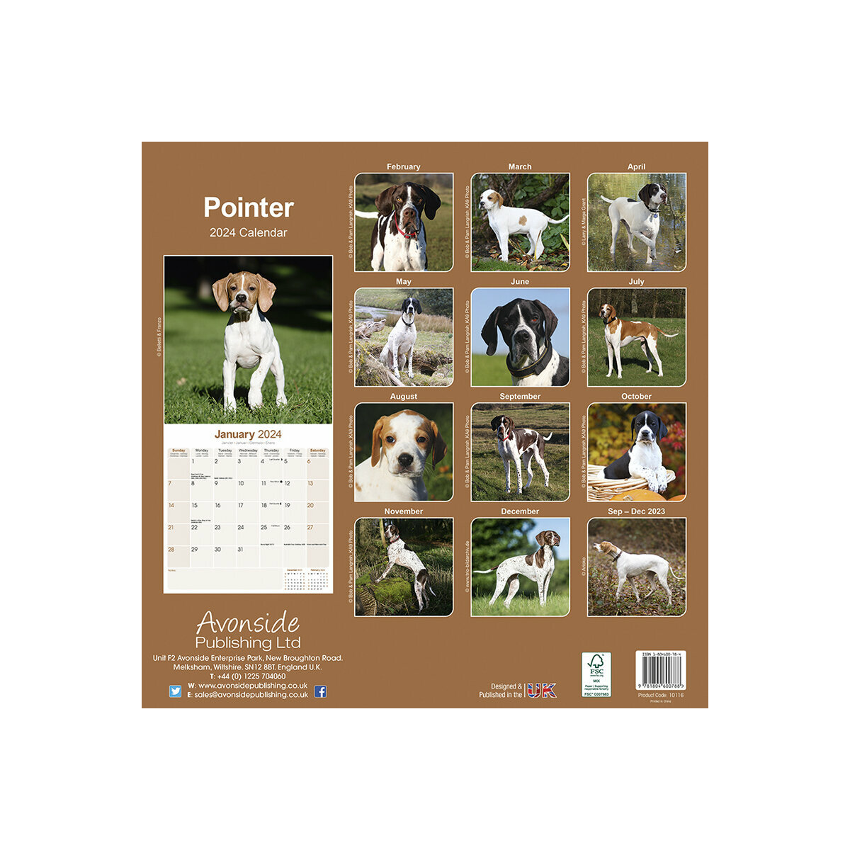 calendrier Pointer 2024