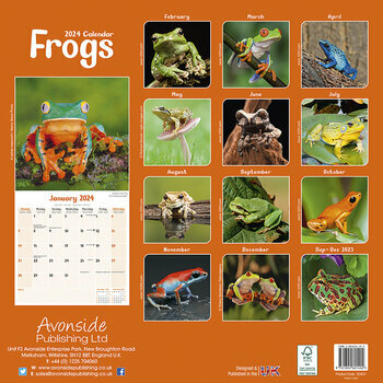 Calendrier 2024 Grenouille Calendrier 2024 Grenouille