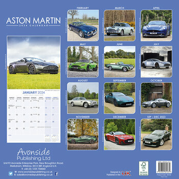 Calendrier 2024 Aston Martin
