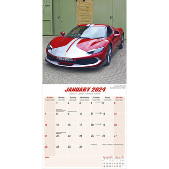 Calendrier 2024 Ferrari