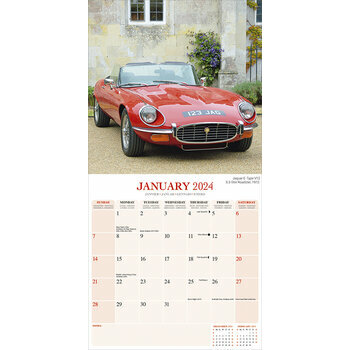 Calendrier 2024 Jaguar