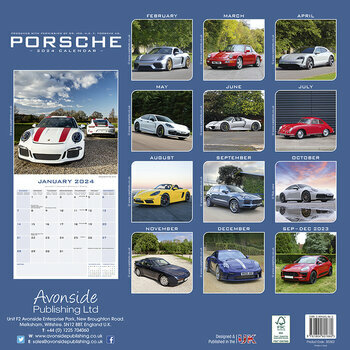 Calendrier 2024 Porsche