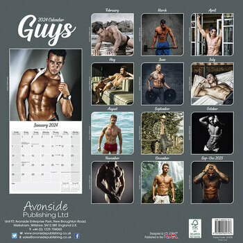 Calendrier 2024 Sexy homme Calendrier 2024 Sexy homme