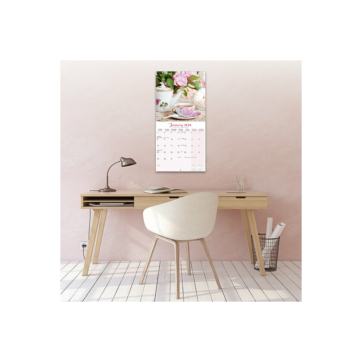 Calendrier 2024 Shabby chic
