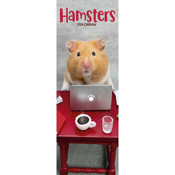 Calendrier 2024 Hamster slim
