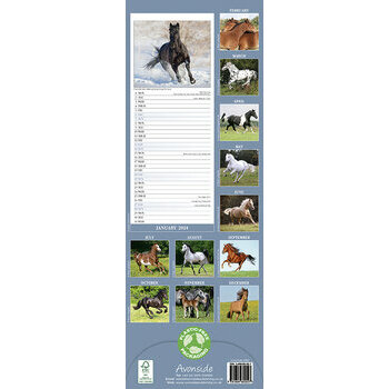 Calendrier 2024 Chevaux slim Calendrier 2024 Chevaux slim