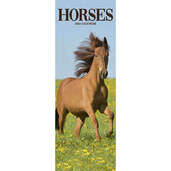 Calendrier 2024 Chevaux slim Calendrier 2024 Chevaux slim
