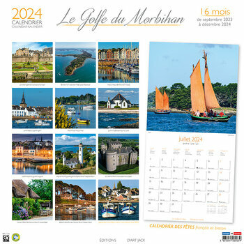 Calendrier 2024 Golfe du Morbihan Calendrier 2024 Golfe du Morbihan