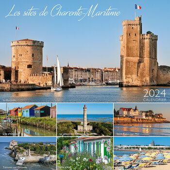 Calendrier 2024 Les plus beaux endroits de Charente maritime Calendrier 2024 Les plus beaux endroits de Charente maritime