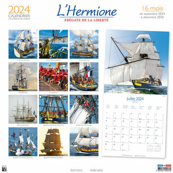 Calendrier 2024 L'hermione