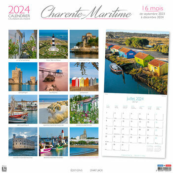 Calendrier 2024 Charente maritime - maison Calendrier 2024 Charente maritime - maison