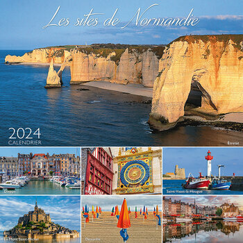 Calendrier 2024 Les plus beaux site de Normandie