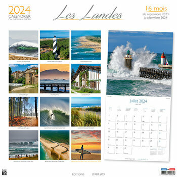 Calendrier 2024 Les landes - maison