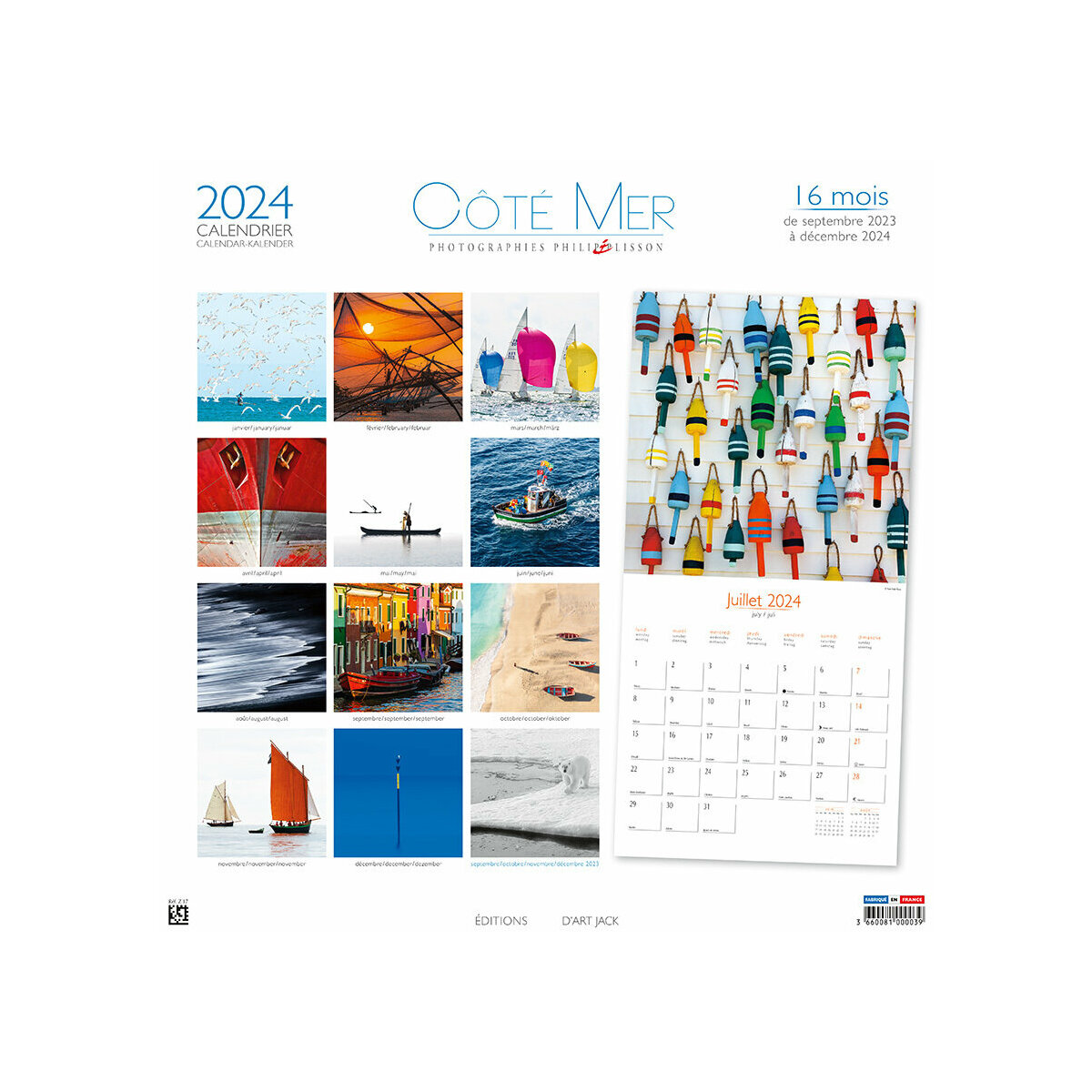 calendrier Côté merPhilipp Plisson 2024