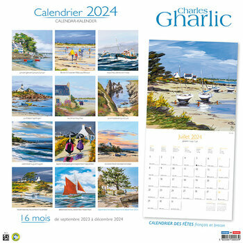 Calendrier 2024 Bretagne par Charles Gharlic Calendrier 2024 Bretagne par Charles Gharlic