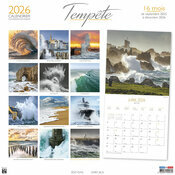 Calendrier Papier 2026 tempte Atlantique