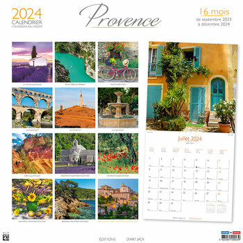 Calendrier 2024 Provence - abbaye sénanque