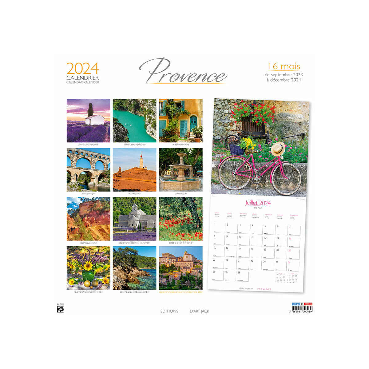 Calendrier 2024 Provence Mont Ventoux
