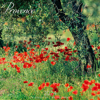 Calendrier 2024 Provence - Coquelicot