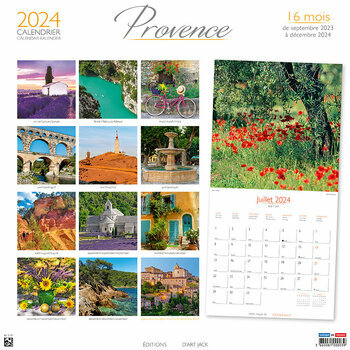 Calendrier 2024 Provence - lavande Calendrier 2024 Provence - lavande