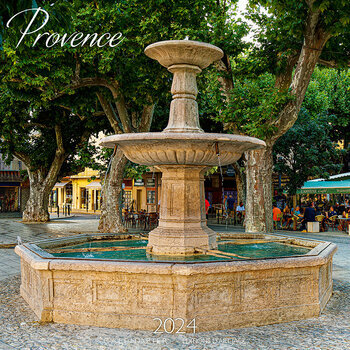 Calendrier 2024 Provence - fontaine