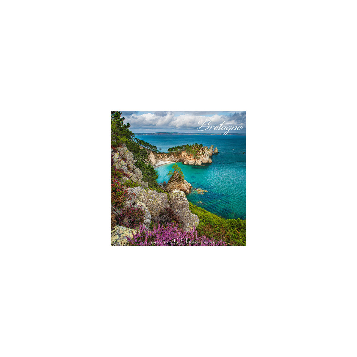 Calendrier chevalet 2024 Bretagne cote