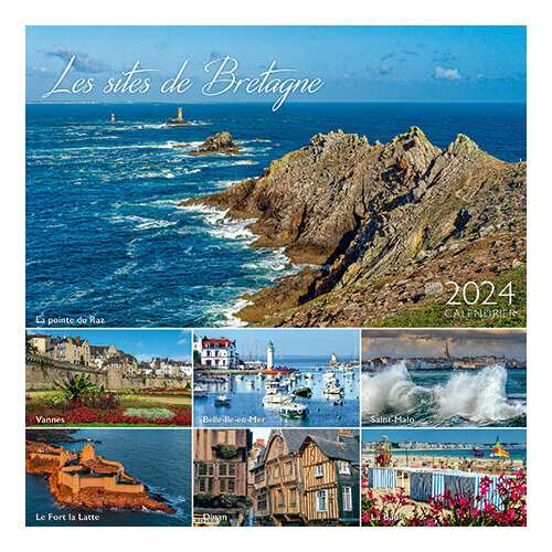 Calendrier chevalet 2024 Les plus beaux lieux de Bretagne Calendrier chevalet 2024 Les plus beaux lieux de Bretagne