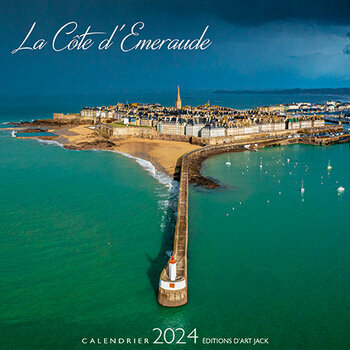 Calendrier chevalet 2024 Côte d'emeraude