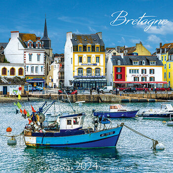 Calendrier chevalet 2024 Bretagne bateaux