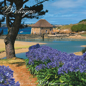 Calendrier chevalet 2024 Bretagne maison agapanthe