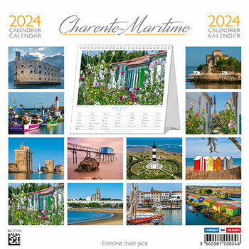 Calendrier chevalet 2024 Charente maritime - port